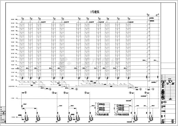 17层高层住宅水暖设计CAD施工图-图二