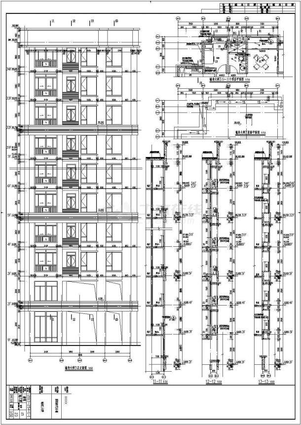 34层1#高层住宅全专业设计施工图-图二