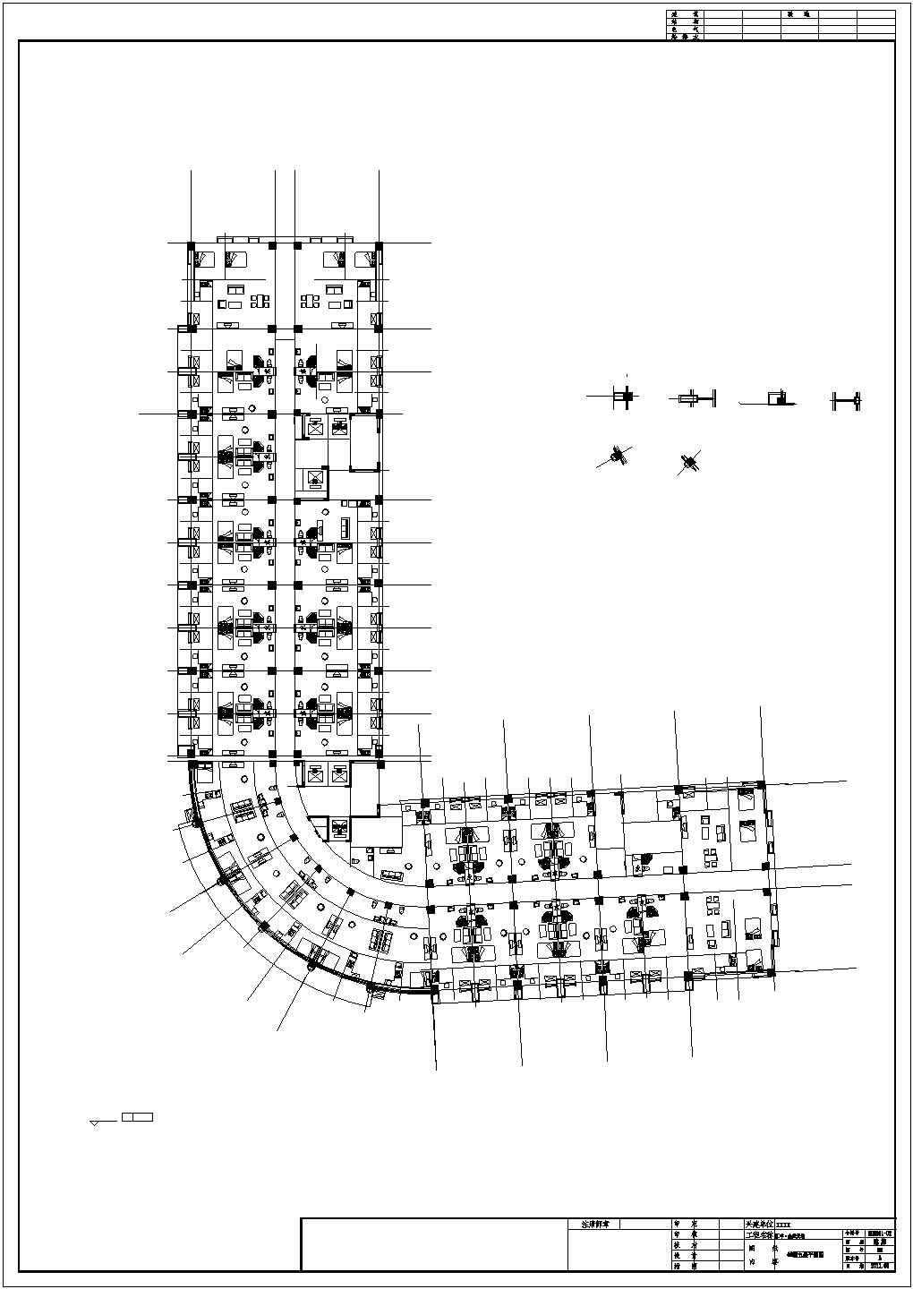 戊类18层高层厂房上部员工宿舍建筑施工图