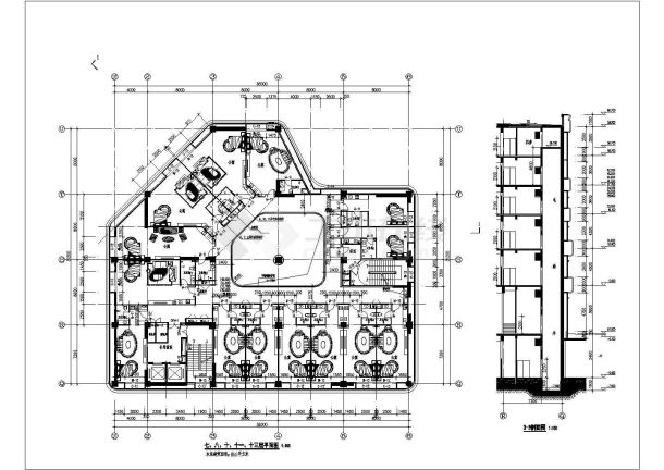 15层1#高层酒店全专业设计施工图-图二