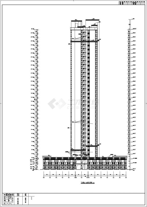 34层7#高层住宅全专业设计施工图-图二
