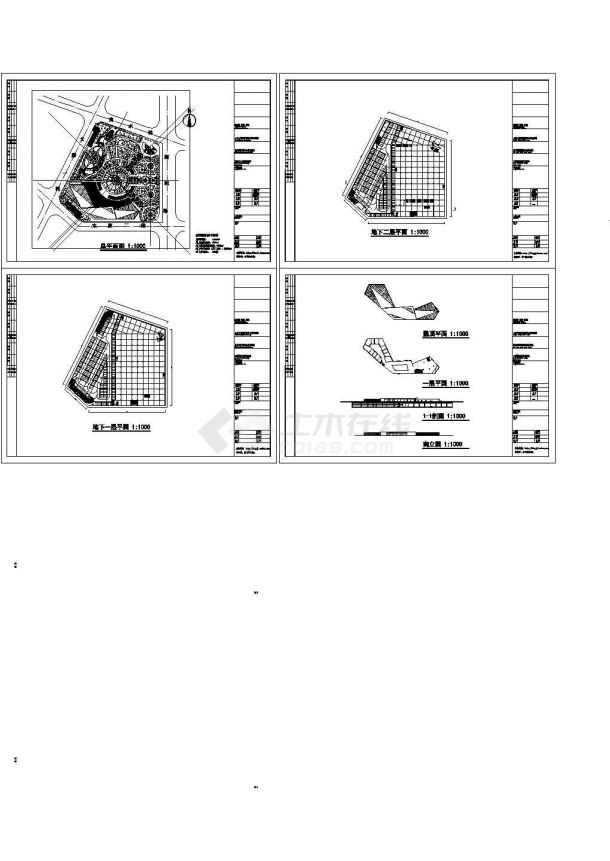 用地18000平米 江苏某市广场建筑设计方案图-图一