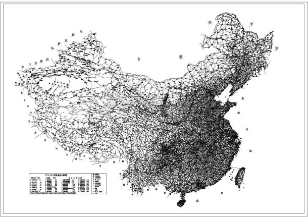 中国地图CAD完整版，dwg-图一
