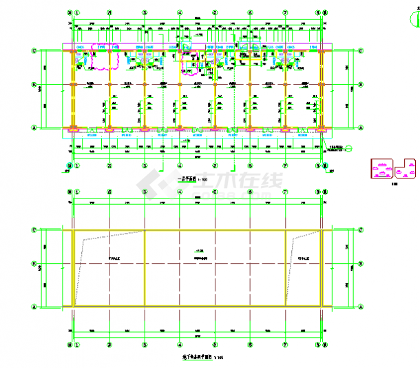 单层S1#沿街商铺建筑水暖电设计施工图-图二