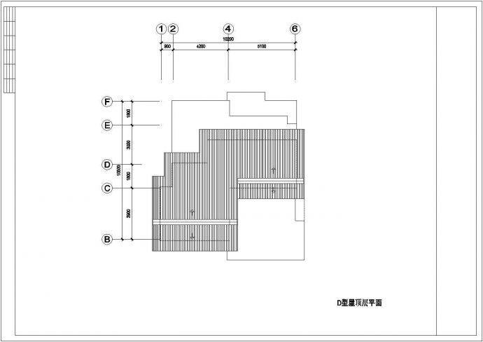438平方米3层别墅建筑设计cad图纸_图1