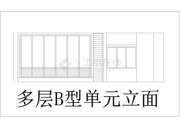 某地高层住宅小区规划方案总图及户型图-图一