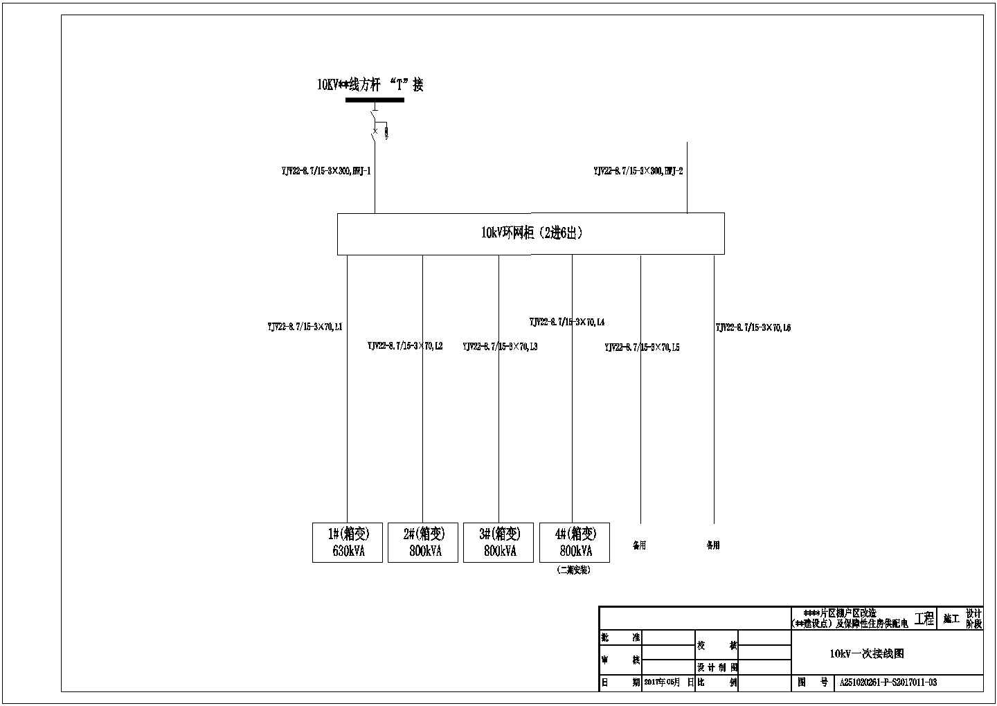 某保障性住房供配电工程电气设计施工图