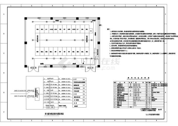 某工业发展公司新建廉租房配电电气设计图-图二