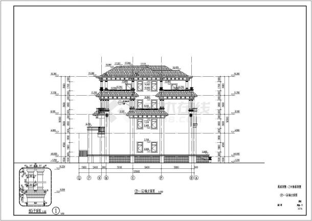 4+1层2#独栋别墅 带阁楼建筑施工图（建筑面积2564平方米 框架结构）-图二