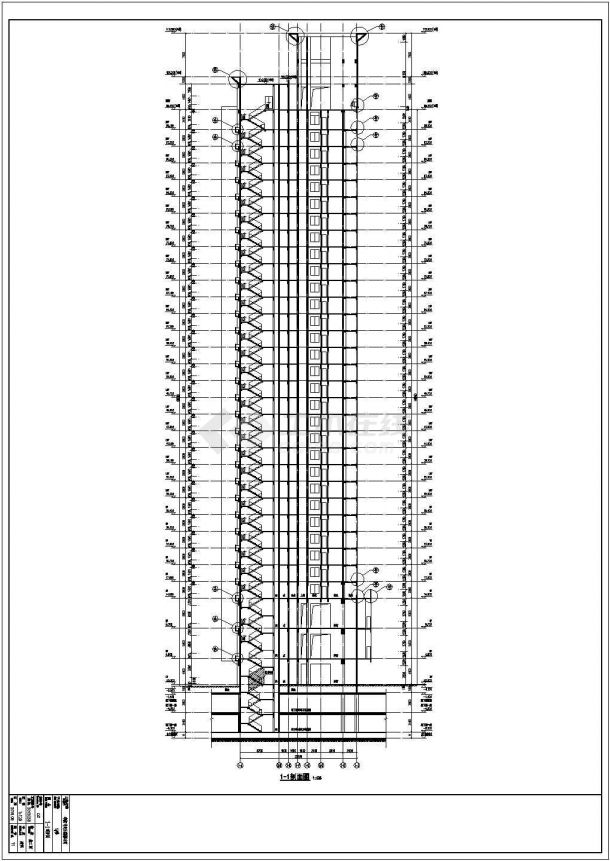 公寓32层1#高层公寓住宅建筑设计施工图（剪力墙结构 建筑面积29161平方米）-图一