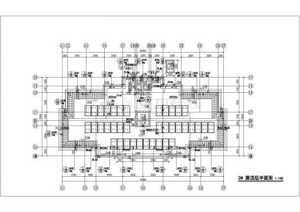 7层2#3#多层住宅含太阳能热水全专业图（建筑面积1899平方米 剪力墙结构）-图一