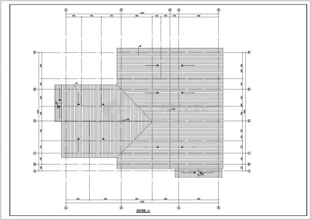 单层驿站公厕服务中心建筑设计施工图（建筑面积288平方米 框架结构）-图二