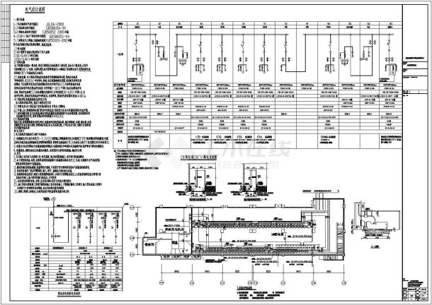 购物中心高低压配电室电气设计施工图-图二