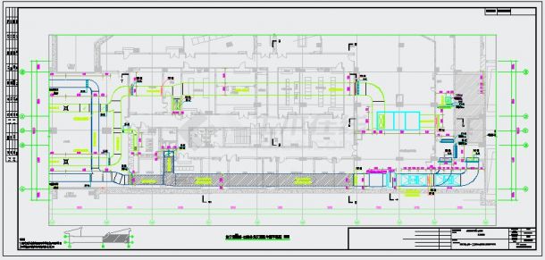 轨道交通3号线某车站暖通工程CAD图纸-图二