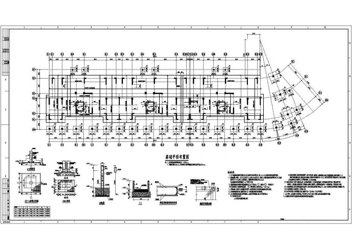 某十一层高层住宅结构设计施工图（高34米）_图1