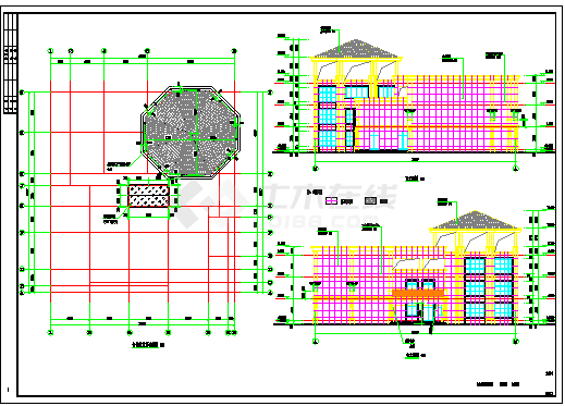 富园雅郡幼儿园建筑施工图设计-图二