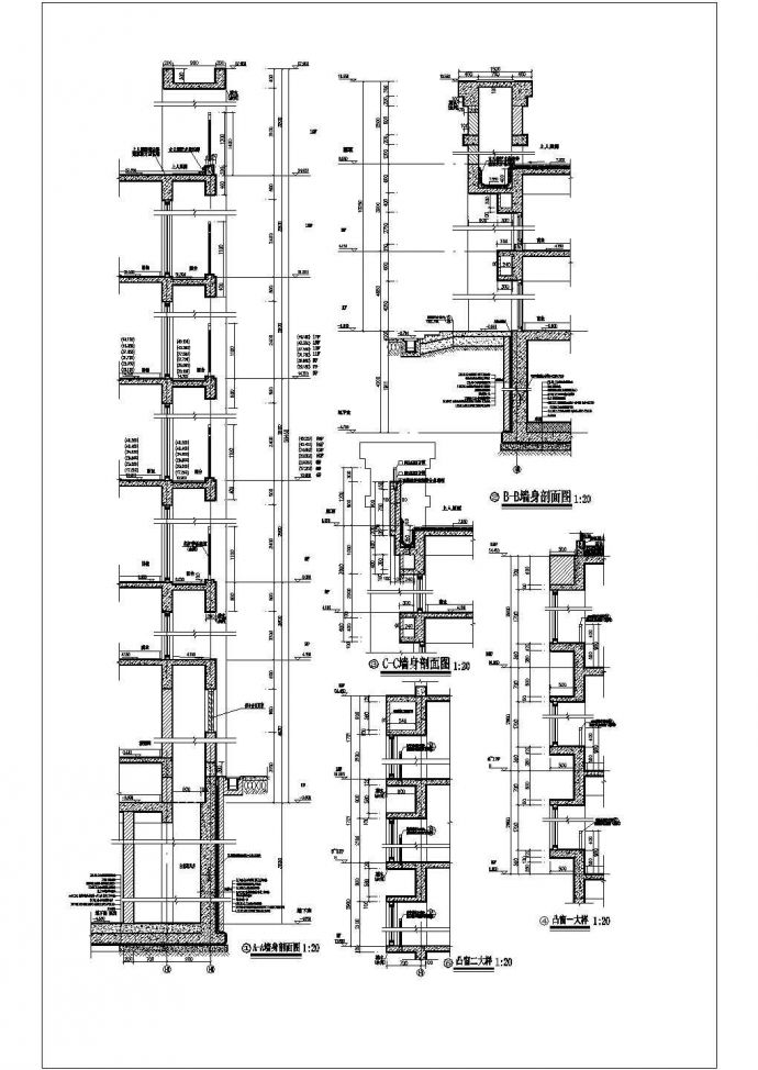 某20层商品房平立剖全套建筑施工图_图1