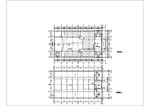 某三层框架结构教堂建筑施工图-图二
