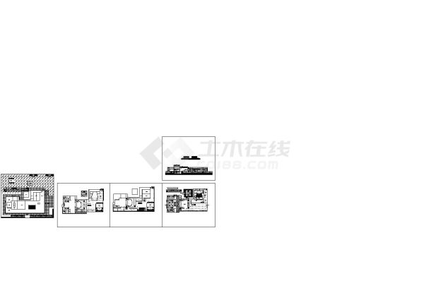 【镇江市】现代风格影剧院建筑设计cad图（平立面齐全）-图一