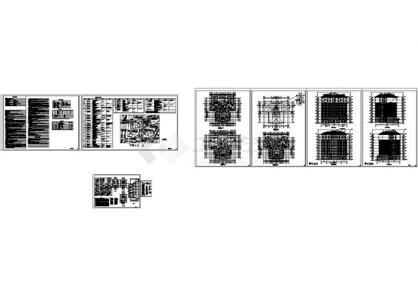 【某市】 28米九层小区住宅楼建筑施工图（全）-图一