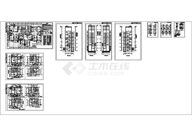 【某市】某十四层小高层建筑施工图（全）-图二