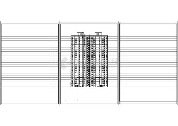 芜湖某小区三十四层住宅楼施工设计图-图二