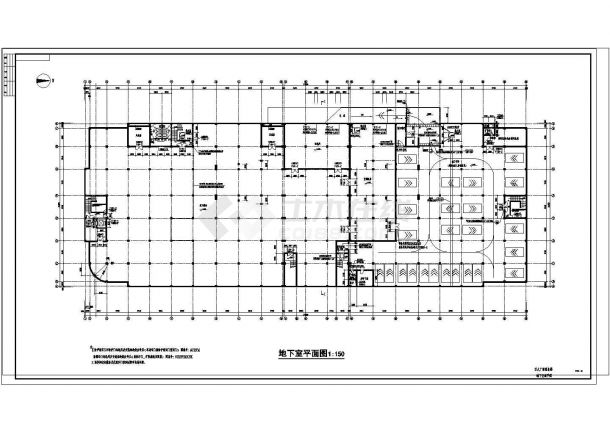 某地四层广场商用楼全套建筑设计图-图二