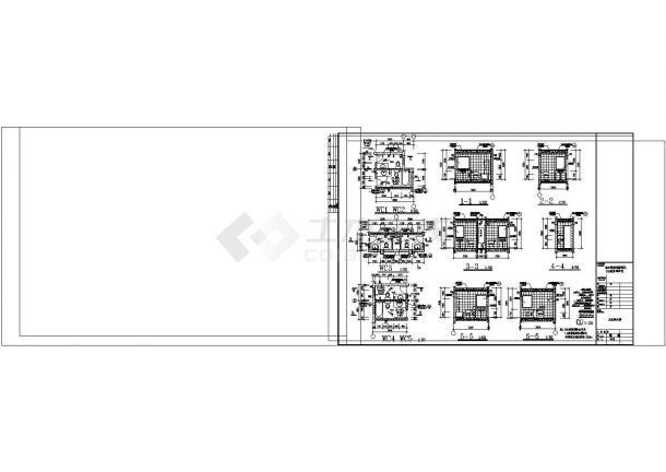 东莞市某869平米花园小区四层住宅全套施工图-图二