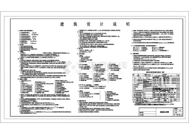 某地19米地中海风格多层住宅建筑施工图-图一