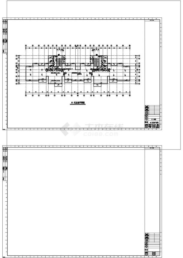江苏某33层高层住宅建筑施工图，共14张-图二