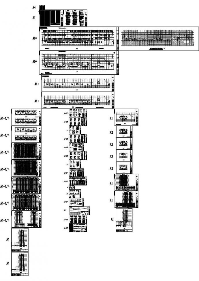 时代广场60825平米十六层商住楼全套施工图_图1