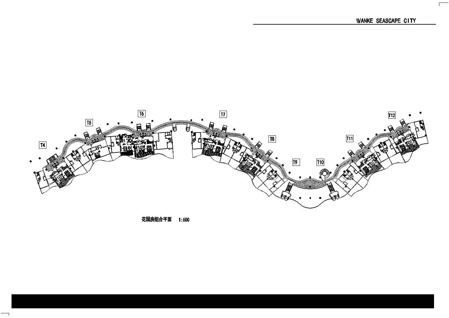 万科某海滨住宅规划方案设计图