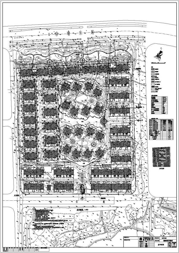 葛洲坝世纪花园建筑施工图-图一