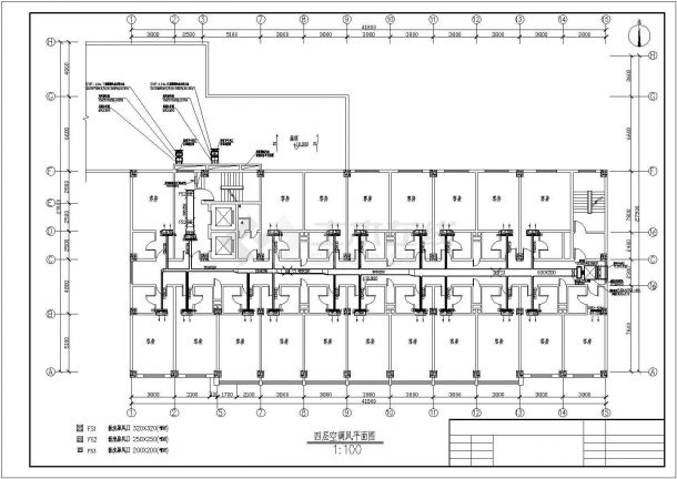 杭州某地四星级酒店中央空调设计施工图（13层）-图二