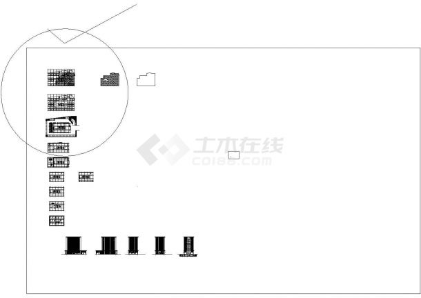 某高层办公楼建筑施工图（全）-图一