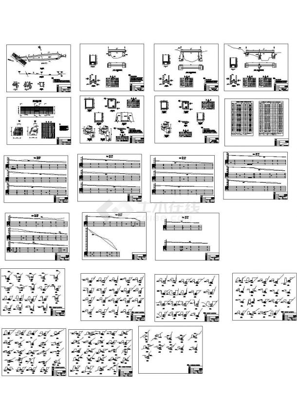 一套比较完整的渠道设计结构图（水工部分 技施阶段）-图一