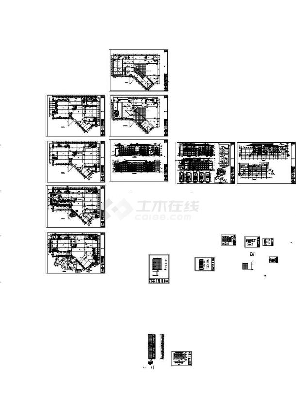 某综合楼全套建筑施工图纸-图一