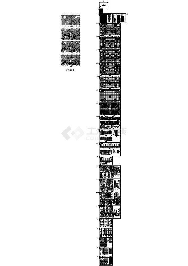 克拉玛依国际家居建材城（一期）设计总施工图-图一