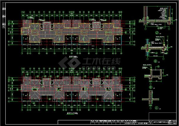 西班牙风情某五层花园洋房建筑施工图（带阁楼）-图二