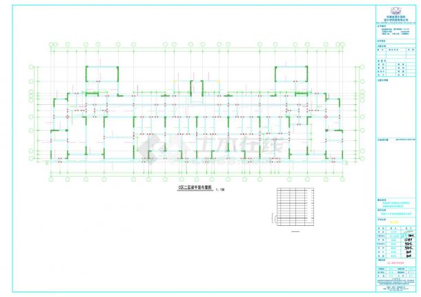 宿舍北楼结构施工图审图修改54CAD-图二