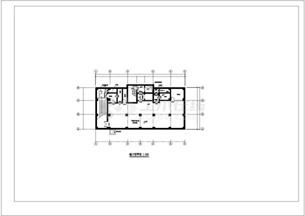 某小区地下人防建筑结构施工设计图纸-图二