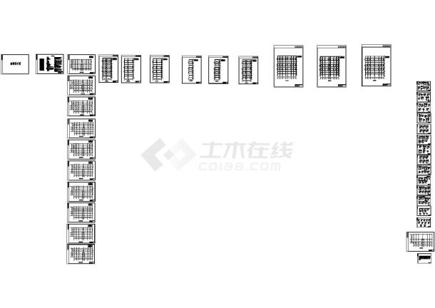 3430平方米十层钢结构住宅楼全套建筑图纸（含计算书）-图二