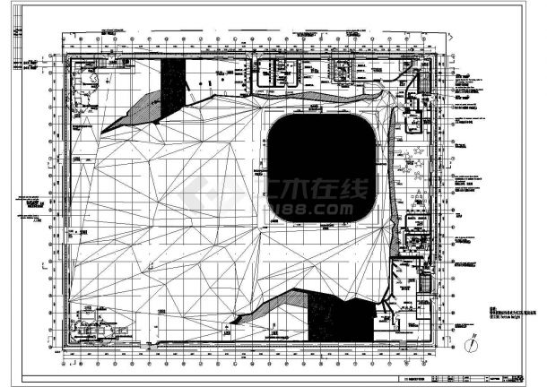 英国馆展览馆建筑结构设计施工图纸-图二