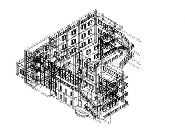 10个别墅、幼儿园CAD三维模型图skp图【10个CAD文件】-图一