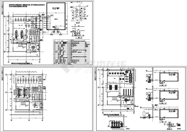 锅炉房及冷冻机房施工图-图一