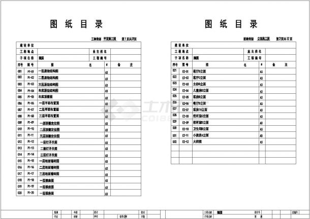 豪华混搭别墅布置CAD参考图-图二