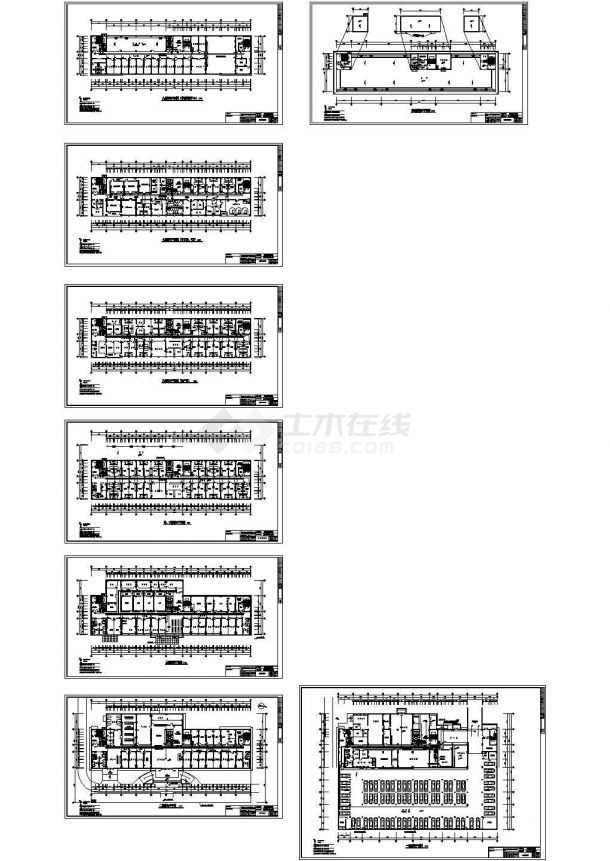 某地上八层保康中医院强弱电设计cad全套电气施工图纸（甲级院设计）-图二