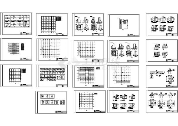 雅居乐多高层钢结构住宅方案设计建筑结构施工图，共十九张-图一
