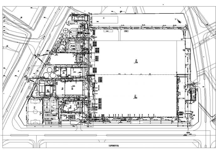 某大型饮料企业废水处理工艺设计cad全套施工图纸（含设计说明，含土建设计）_图1