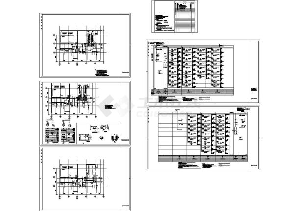 专用配电室电气施工设计cad图，共30张-图一
